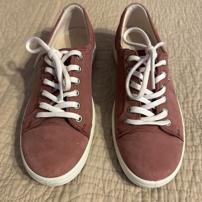 Ecco Women Shoe Dusty Rose Pink/White Size 8-8.5 Casual