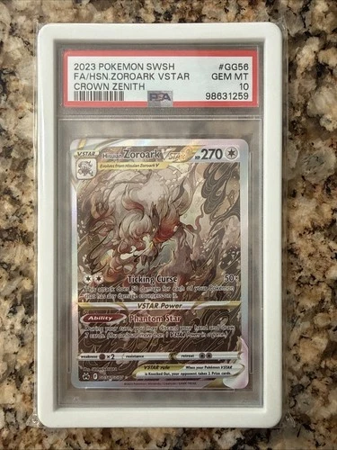 Pokemon Hisuian Zoroark VSTAR GG56/GG70 2023 Pokemon PSA 10