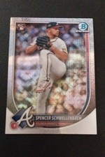 2025 Bowman Chrome - Spencer Schwellenbach #84 Mega Box Mojo Refractor (RC)