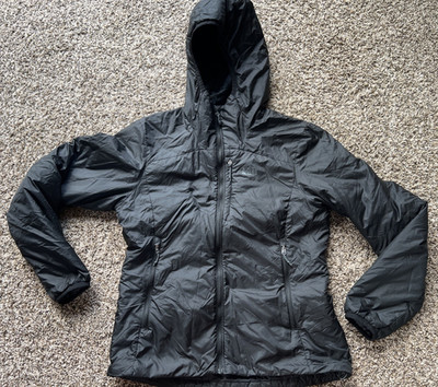 REI Co-Op Primaloft Insulated Packable Hooded Jacket Black Women s Size Small