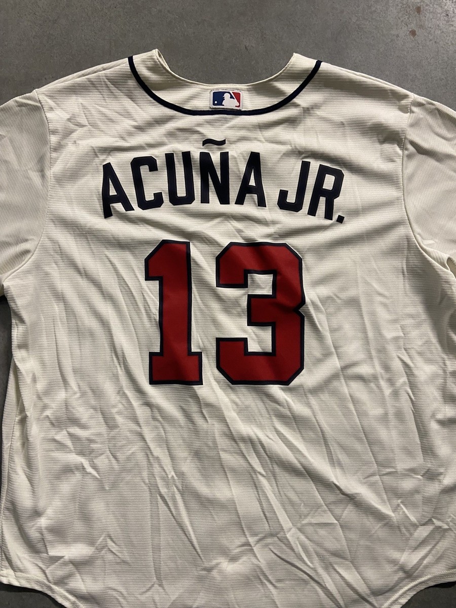 Nike Braves ユニフォーム ACUÑA JR. 13 XL Nike Men's Atlanta Braves