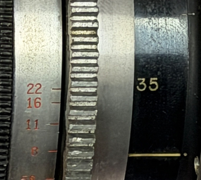 Bausch & Lomb Baltar fl 35mm F2.3 Mitchell BNC type mount 35mm