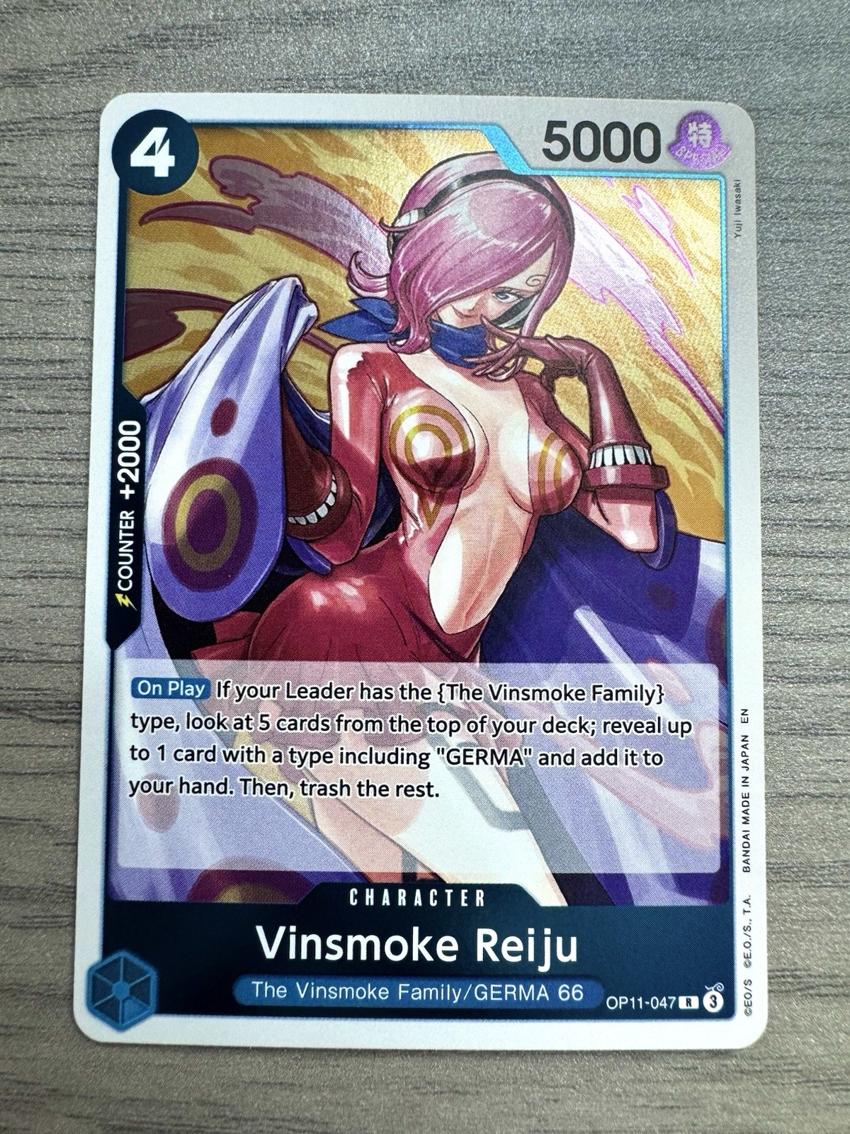 Vinsmoke Reiju OP11-047 A Fist of Divine Speed Foil