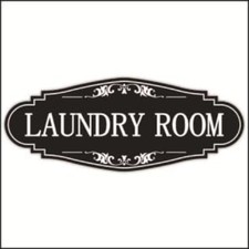 Door Sign,Self-Adhesive,Suitable For Residential,Flat,Hotel Self Laundry Room