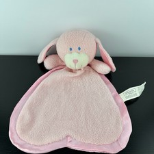 Animal Alley Toys R Us Rare Pink Heart Puppy Dog Lovey Security Blanket 12  HTF