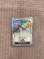 2023 Bowman Chrome Prospect Auto Refractor Yosver Zulueta /499 Blue Jays CPA-YZ