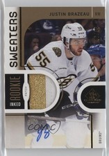2024-25 SP Game Used Inked Rookie Sweaters 26/35 Justin Brazeau Patch Auto 1s7i