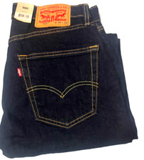LEVI  S 505 1453 REGULAR STRETCH SET AT WAIST D. BLUE JEANS PANT DENIM NWT MEN'S