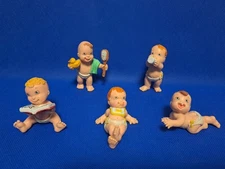 Magic Diaper Babies PVC Toy Figures [Lot of 5] Galoob 1991