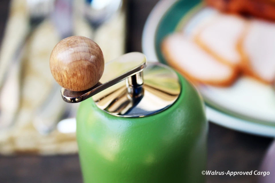 ANTHROPOLOGIE CATANIA МАНГО ДЕРЕВЯННЫЕ МЕЛЬНИЦЫ ДЛЯ СОЛИ И ПЕРЦА - НОВЫЕ В КОРОБКЕ - АРОМАТИЗИРУЙТЕ ВАШУ СТОЛЕШНИЦУ! - Изображение 3 из 4