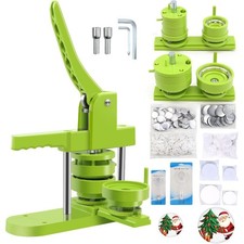 Button Maker Machine - Multiple Sizes 1.25in 2.25in, Kit for DIY Gifts