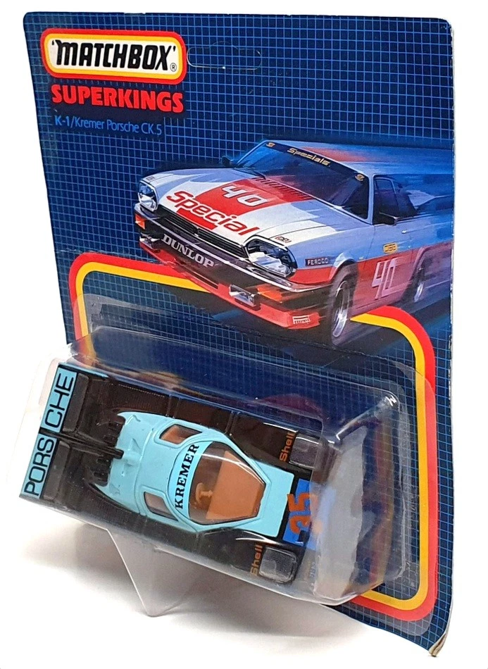 Matchbox Superkings 12 cm de largo diecast K-1 - Kremer Porsche CK.5 Foto 2 de 4