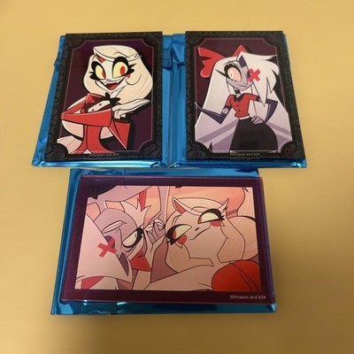 Hazbin Hotel x Helluva Boss Smile Base Cafe Acrylic Card: Charlie & Vaggie,