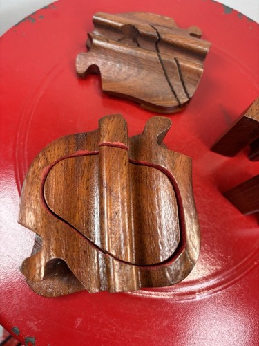Affe Schmuckschatulle Natural Arts Exotisches Holz Handarbeit - Bild 8 von 24