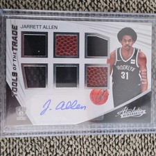 2017-18 JARRETT ALLEN Absolute Tools of the Trade Jersey Ball RC ROOKIE Auto /75