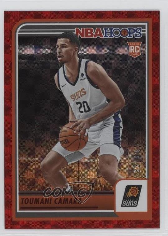 2023-24 Panini NBA Hoops Rookies Hyper Red /99 Toumani Camara #231 Rookie RC