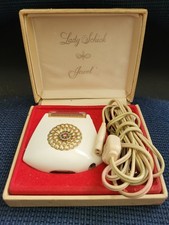 Vintage SCHICK Crown Jewel Ladies Electric Razor In Case Model 100 Great Cond