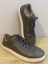 Olukai Kahu Pahaha Brown Leather Casual Shoes Sz Men’s 10.5