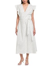 Garrie B V-Neck Midi Dress Women's