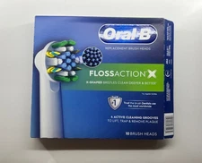 Oral B Flossaction X Toothbrush Replacement X-Shaped Brush Heads - 10 ct