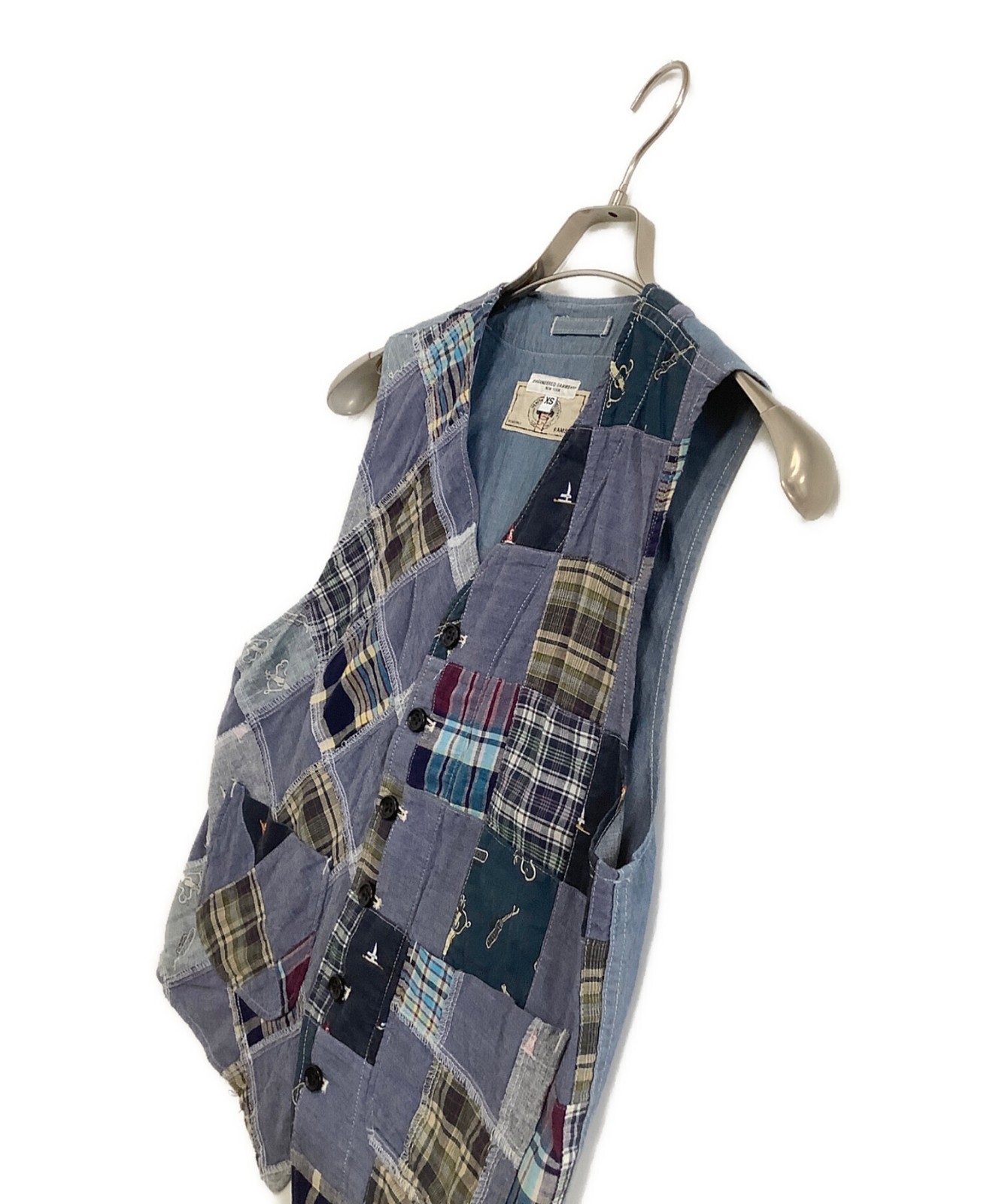 Engineered Garments × BEAMS PLUS Patchwork Vest S… - image 4