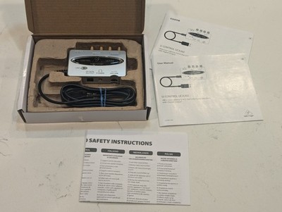 Behringer UCA202 U-Control Ultra 2in/2Out USB/Audio Interface + Box and all doc.