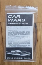 Car Wars Expansion Set #1 (1983, Steve Jackson Games) Complete & Uncut