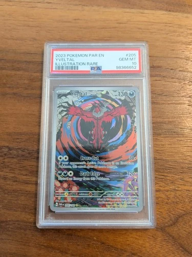 Yveltal 205/182 SV04: Paradox Rift Holo PSA 10