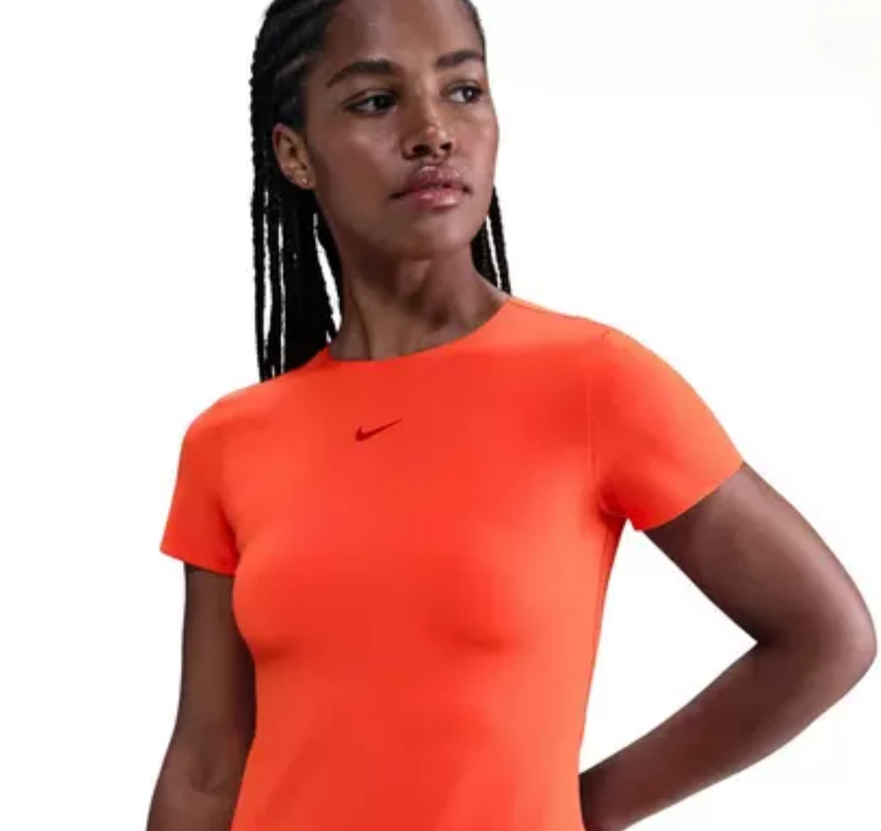 $65 Nike Women's Form Short Sleeve Shirt - HQ8079633 - Red- Small- New With Tag