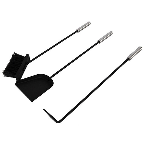 Set 4 pezzi compagno fuoco ad arco camino utensili moderno da casa sconto - Foto 7 di 8