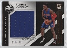 2015 Panini Limited Unlimited Potential Materials 78/149 Stanley Johnson #28 n1u