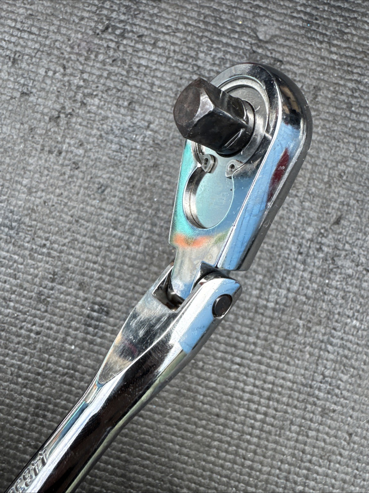 Sears Craftsman 12" Flex Head Ratchet 3/8" Drive Black 44836 KZ USA Nos