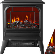 Camino Elettrico Con Termoventilatore, 1950 W, Camino Elettrico, Riscaldamento a