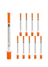 30 Pack 1ml 31Gx6mm Plastic Multiple Uses Measuring Tools, Individually Wrapped