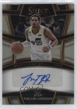 2022 Panini Select Signature Selections Juan Toscano-Anderson #SS-JTA Auto 16qd