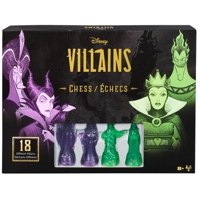 Disney Villains Chess Set for Adults & Kids, Play as Classic