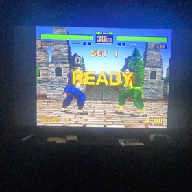 Sega Saturn Black Console Controller & 5 Games (X-men) All Tested W/Cords