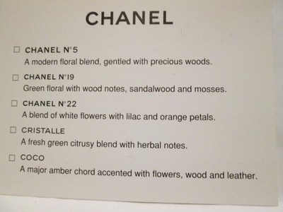 Cnahel edt and edp splash samples/vials approx. 1 ml each, your choice