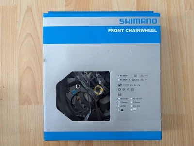 SHIMANO Acera FC-M361 Kurbelgarnitur, Abstufung 48-38-28 Zähne, Schwarz - Bild 1 von 2