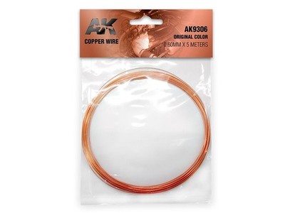 AK Interactive - Kupferdraht 0,6mm x 5 Meter, AK9306
