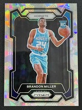 Brandon Miller 2023-24 Panini Prizm Cracked Ice Prizm Base RC #152 -k5w