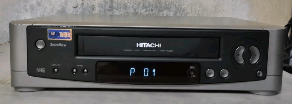 HITACHI VT-FX940 VIDEOREGISTRATORE VHS 6 TESTINE CON TELECOMANDO ORIGINALE  - Immagine 2 di 4