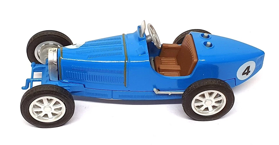 Matchbox Appx 10cm Long Y-11 - 1932 Bugatti Type 51 GP Race Car - Blue - Image 4 of 4