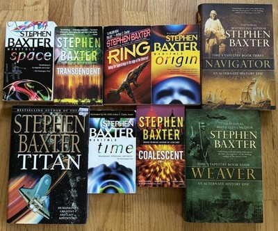 Lot 9 Stephen Baxter Sci Fi Novels Manifold 1-3 Destiny's Children 1,3
