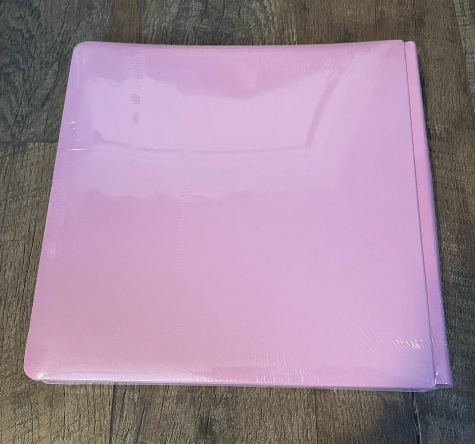 Álbum Creative Memories 12"x12" Baby Pink Foil Trim con 15 páginas estilo antiguo sellado Foto 3 de 4