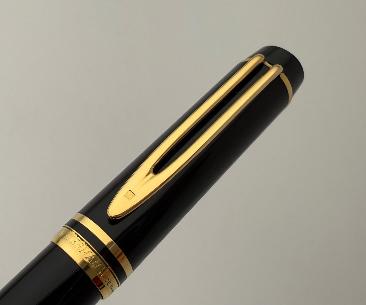 Waterman Le Man 100 Black 1883/1983 Fountain Pen 18K Gold Fine Nib