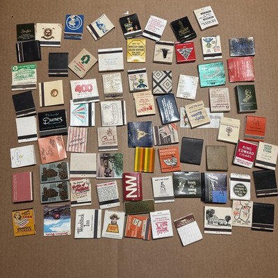 60+ Vintage Matches Matchbook Lot Random Selection Restaurant Hotel Casino D MB