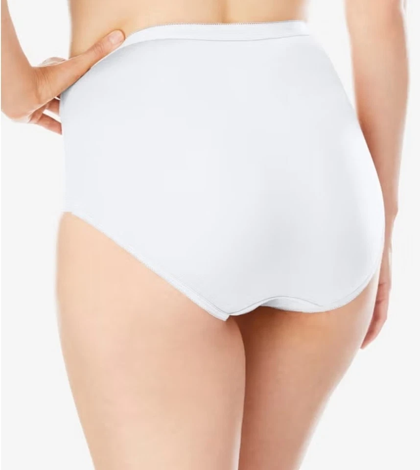 Bragas 100 % nailon, talla 16, Comfort Choice talla grande cobertura completa paquete de 5 calzoncillos Foto 2 de 4