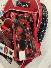 Disney Minnie Mouse 5 Pc Backpack Set NWT