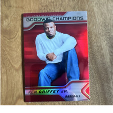Upper Deck 2023 Goodwin Champions Ken Griffey Jr Platinum Rainbow Red #P7